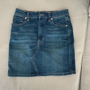 Free people denim skirt